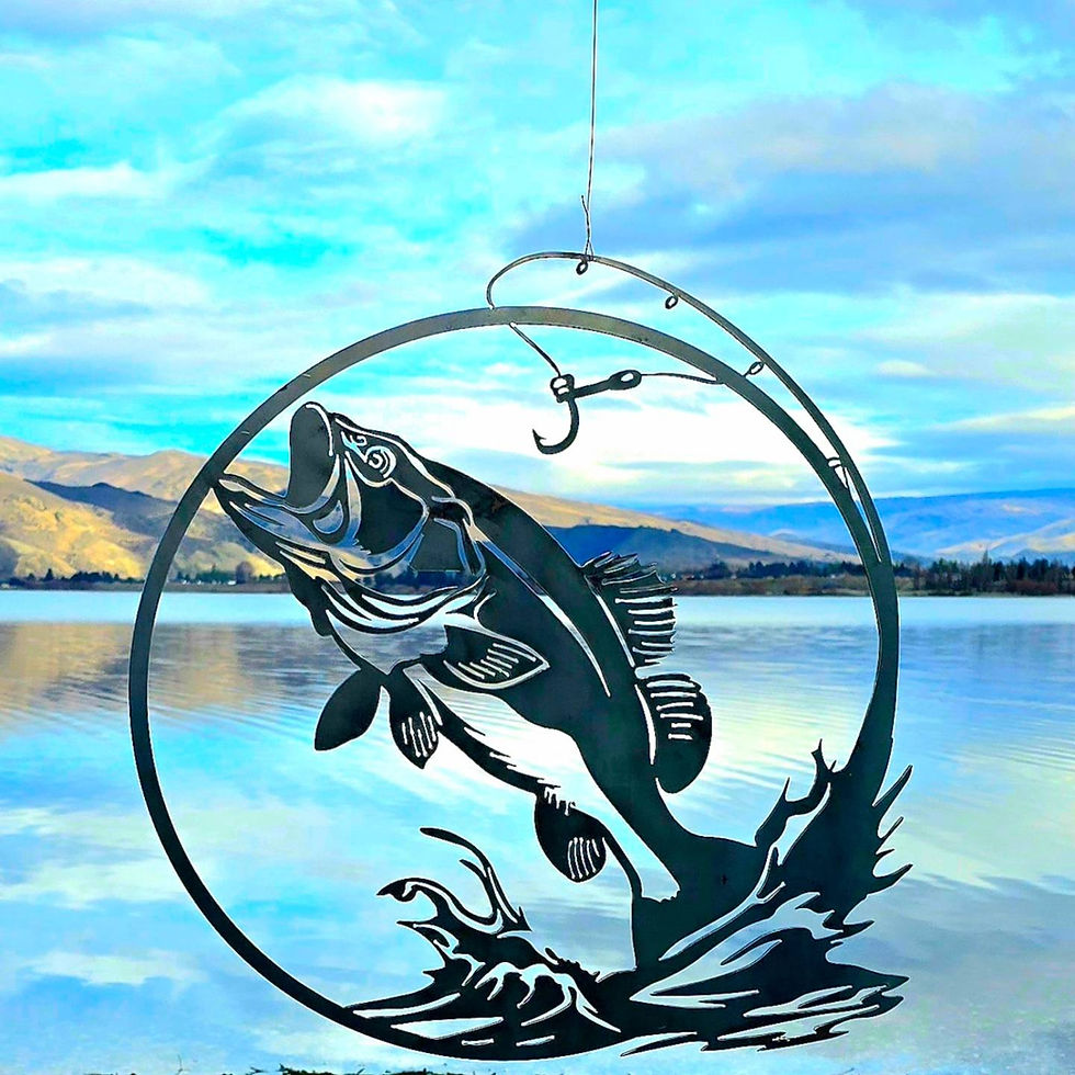 Thumbnail: Fish jumping out of the water wall profile