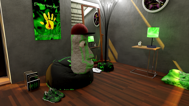 CryptoWeed® CryptoBuds® enjoying a TV show