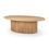 Thumbnail: MORA OVAL DINING TABLE WITH FLUTED BASE
