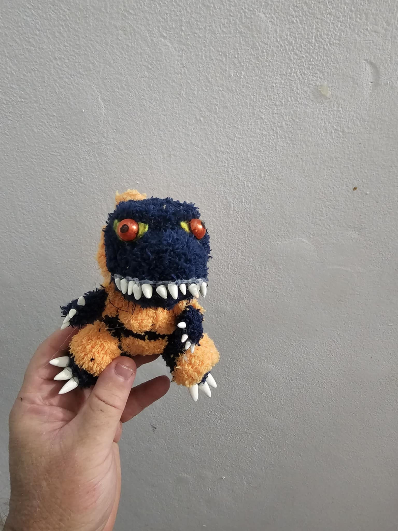 Burning godzilla plush  Monters handmade heaven plushies