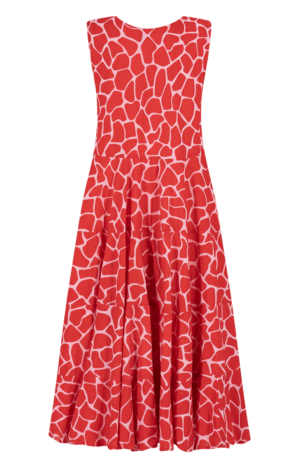 Miniatura: Vestido de Algodón Rotondo Jirafa Magenta