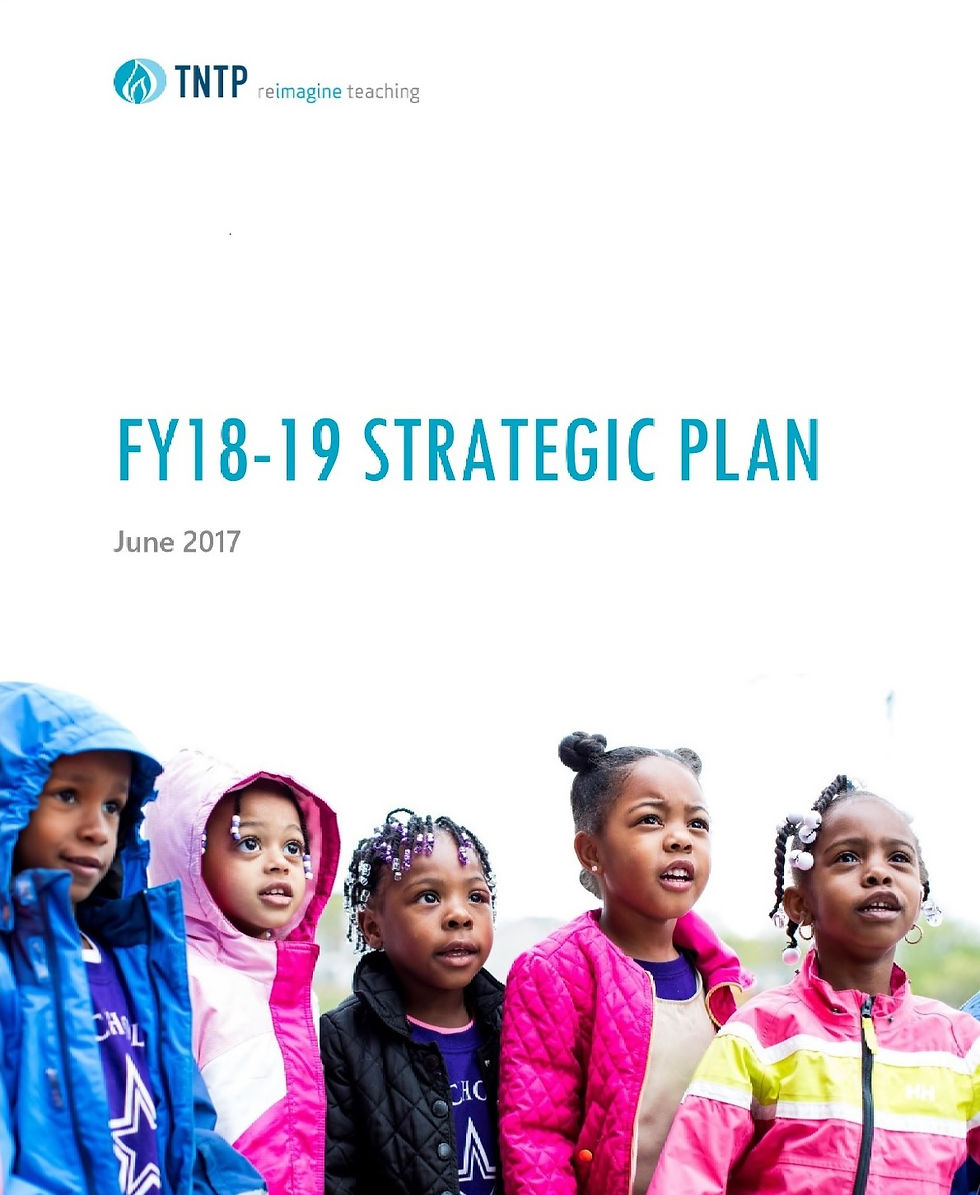 TNTP strategic plan
