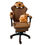 Miniatura: Silla Gamer Reclinable De Capibara Ergonomica, Vinipiel Café Vinipiel