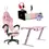 Miniatura: Setup Pink Silla Gamer Escritorio Led Teclado Rgb Micrófono