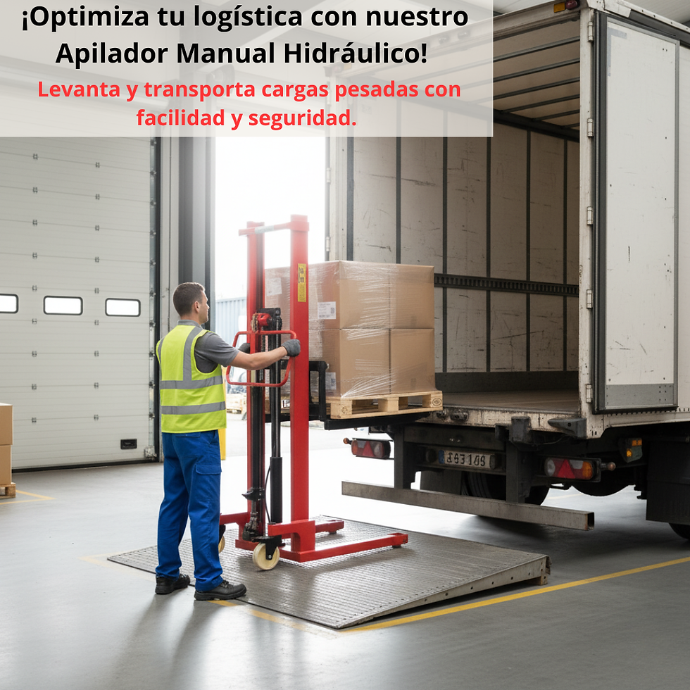 Miniatura: Apilador Manual Hidráulico 1000 Kg - Montacargas 1 Tonelada