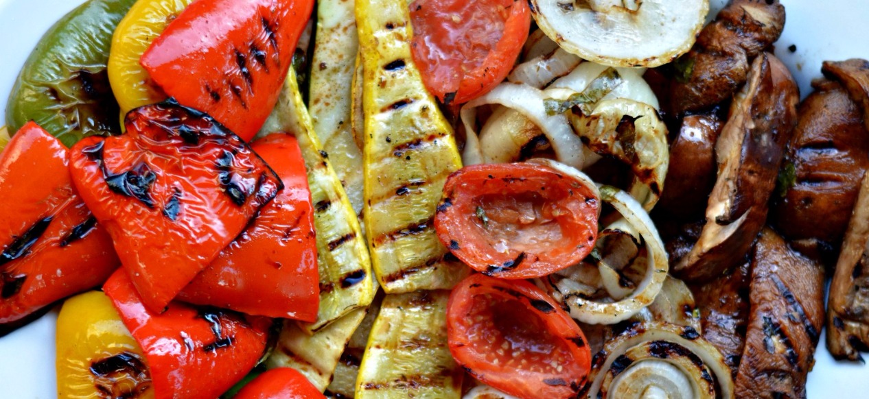 Arranged Food and Objects
