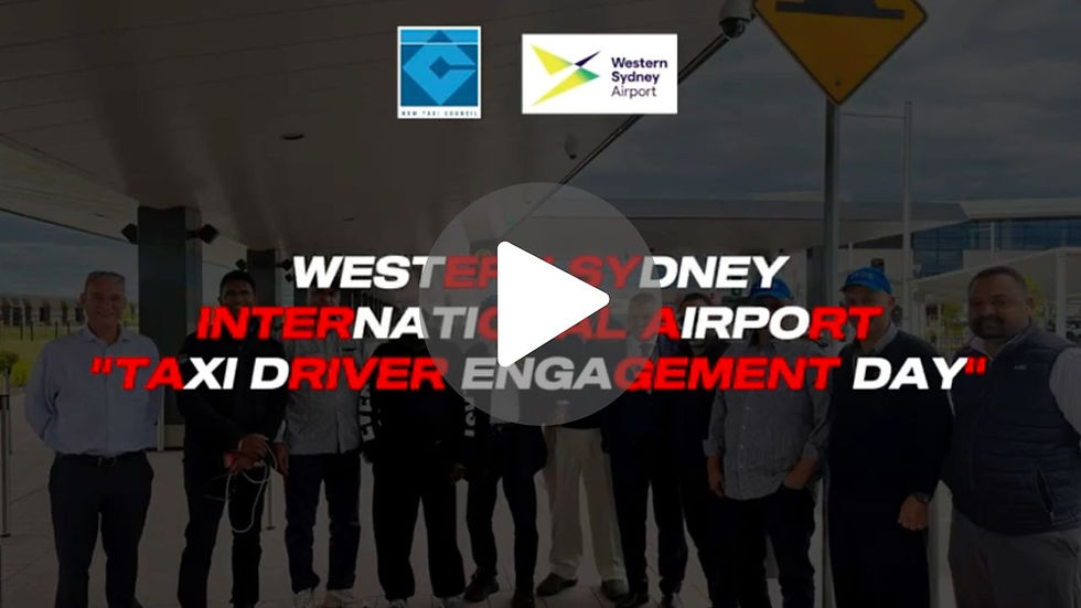 NSW Taxi Council Member Exclusive Driver Engagement Day atWestern Sydney International Airport