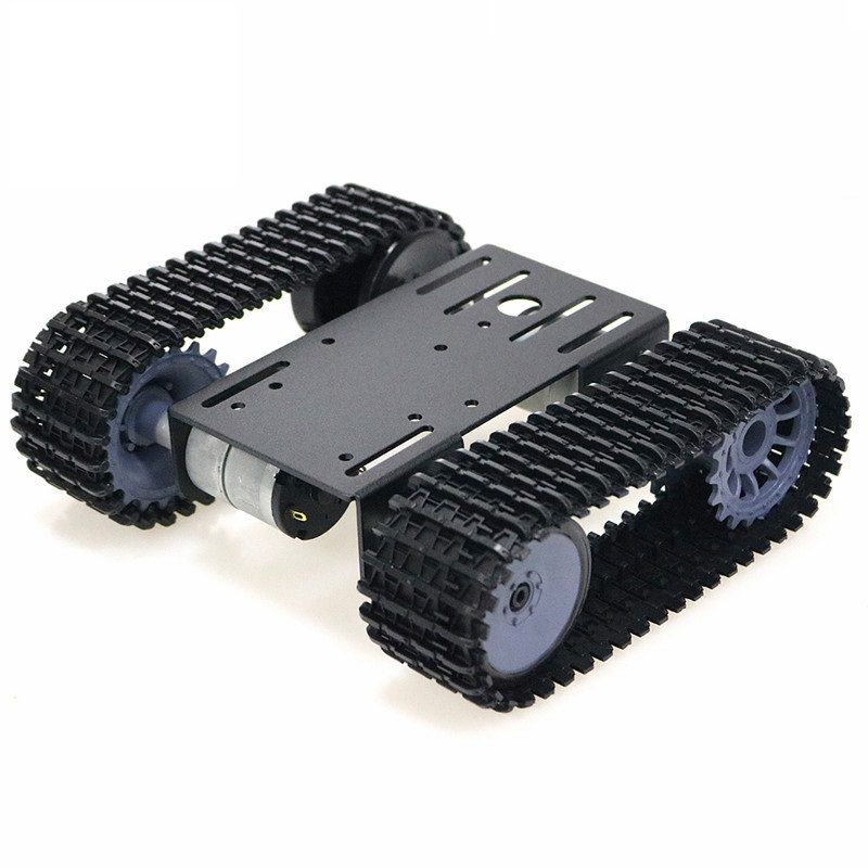 Robot tank Crawler Chassis for Smart Car Metal Panel