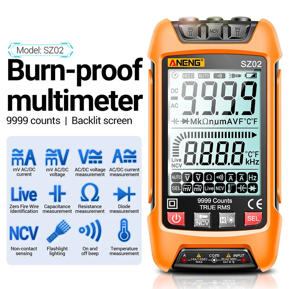 Smart Digital Multimeter 6000 Counts True RMS Auto Electrical Capacitance Meter