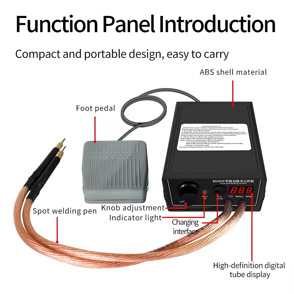 Thumbnail: 8000W Double Pulse Spot Welder Handheld Current Adjustable Spot Welding Machine