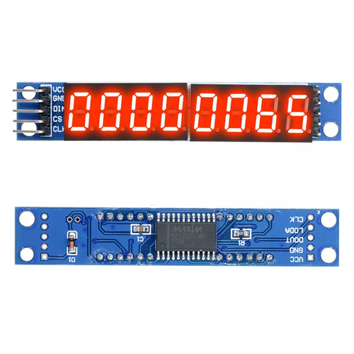 MAX7219 controller LED Tube Display Module 7 segment 8 digit display ...