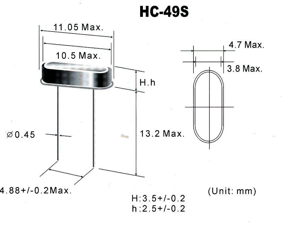 Thumbnail: 16MHZ 16 MHZ HC-49S Crystal Oscillator