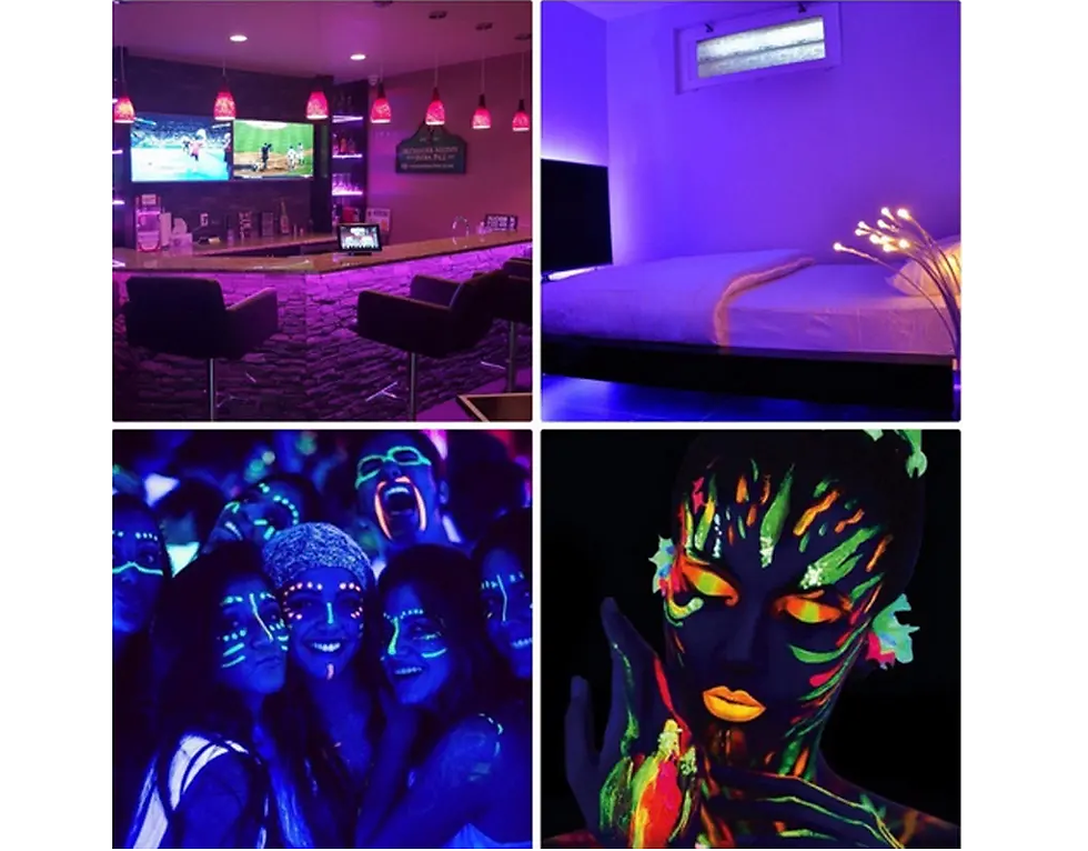 Thumbnail: UV LED Strip Light DC 5V 2835 Purple Ribbon Ultraviolet  Tape