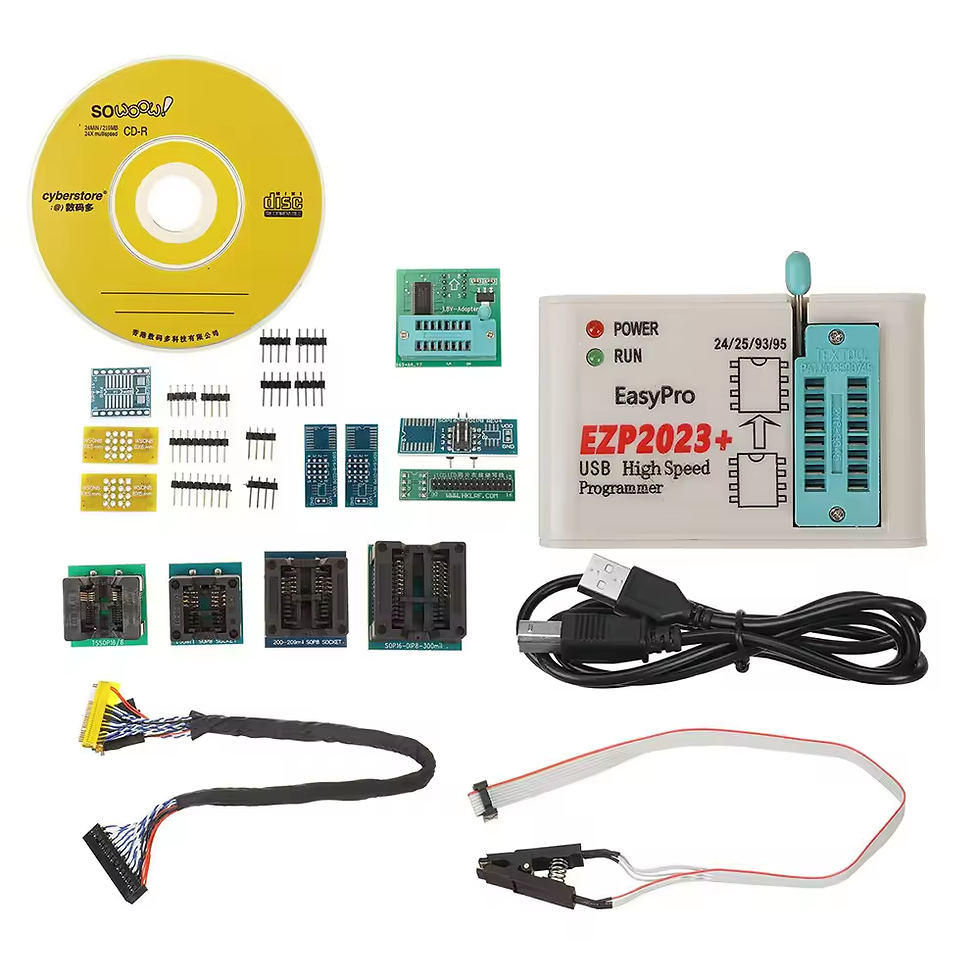 Thumbnail: 12 Adapters EZP2023 USB Programmer High Speed USB EEPROM Flash Programmer BIOS