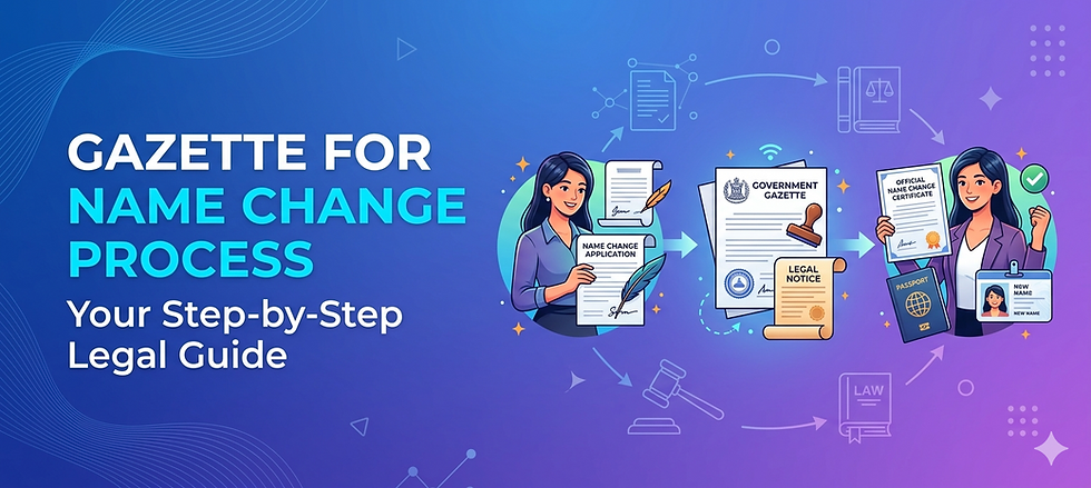 Gazette for Name Change Process