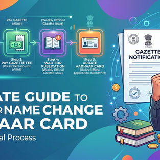 Gazette Notification for Name Change in Aadhar Card