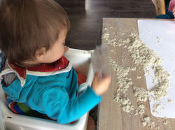 spelen met zand