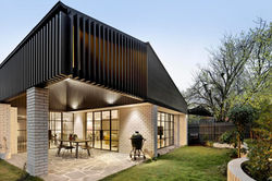 Preston House Exterior Garden View modern extension