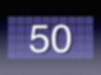 Purple blocks with the text "50" in front