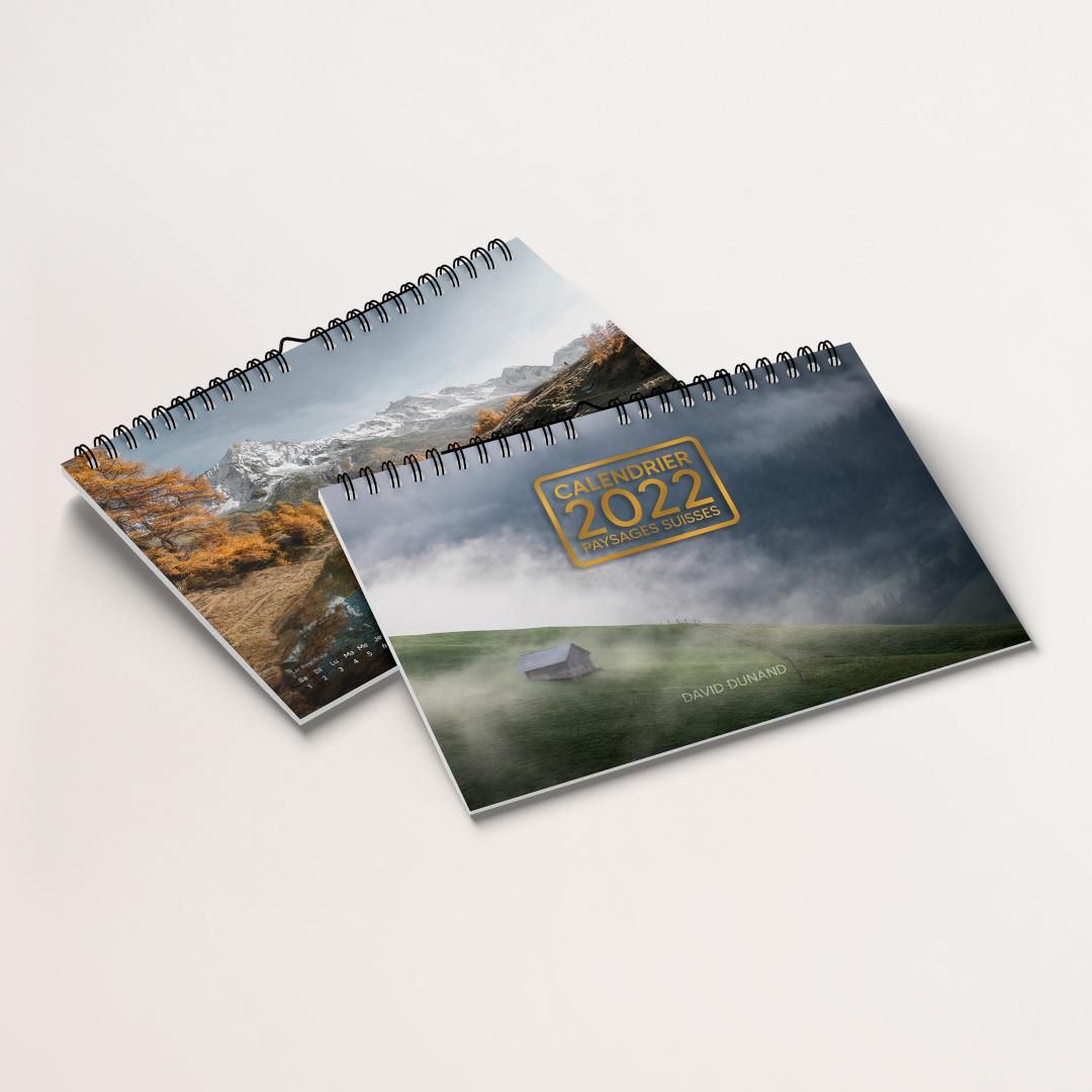 Calendrier 2022 "Paysages suisses"