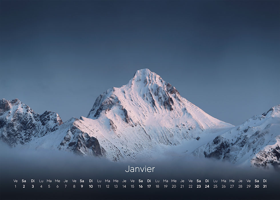 Miniature : Calendrier 2027 "Paysages suisses"