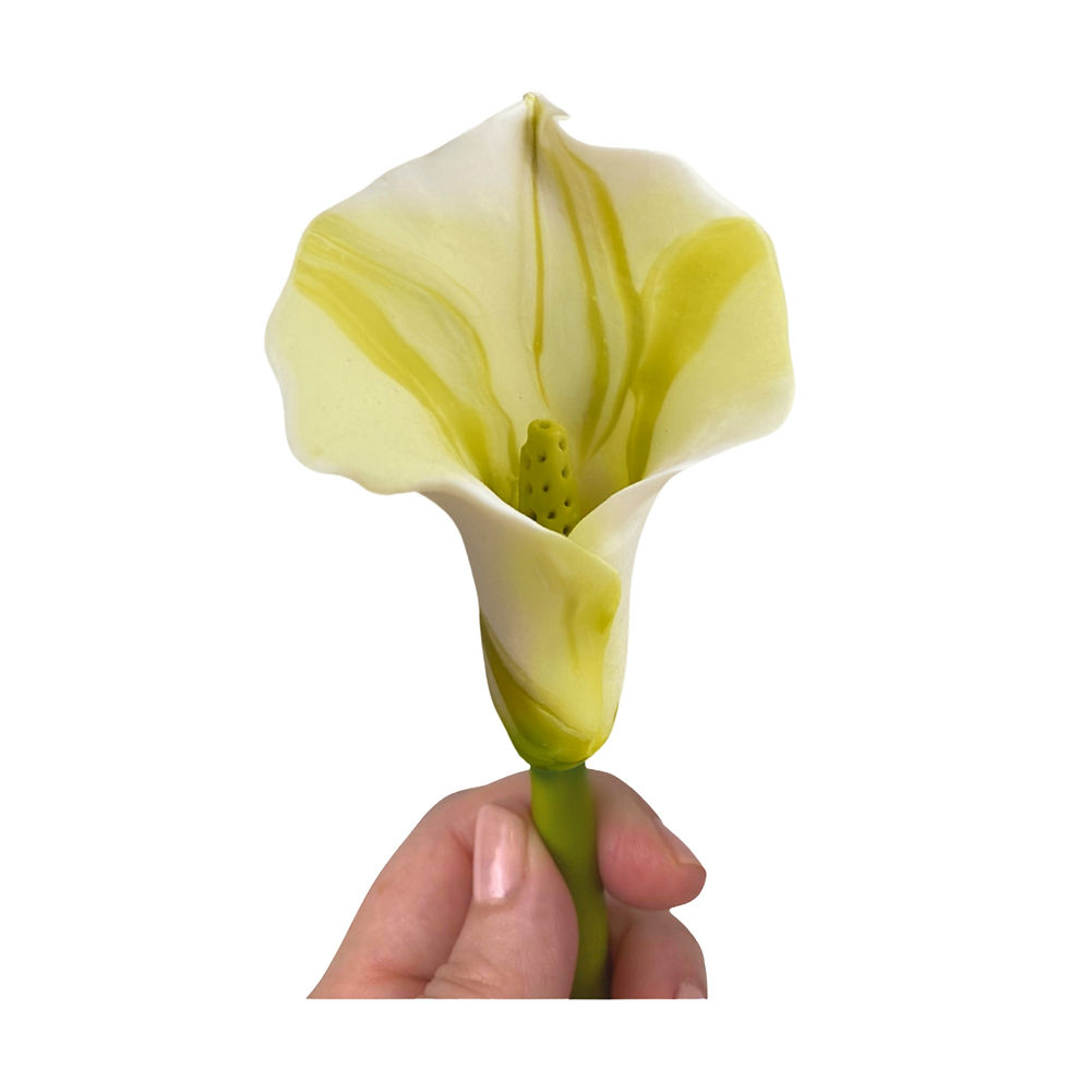 Thumbnail: CALLA LILY IN A GOLD SPHERE