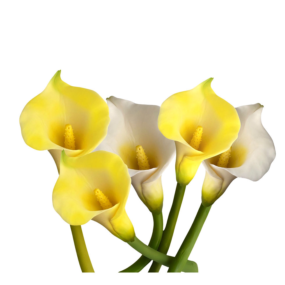 Thumbnail: CALLA IN A GLASS GOLD SHERE
