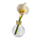 Thumbnail: CALLA IN A GLASS GOLD VASE