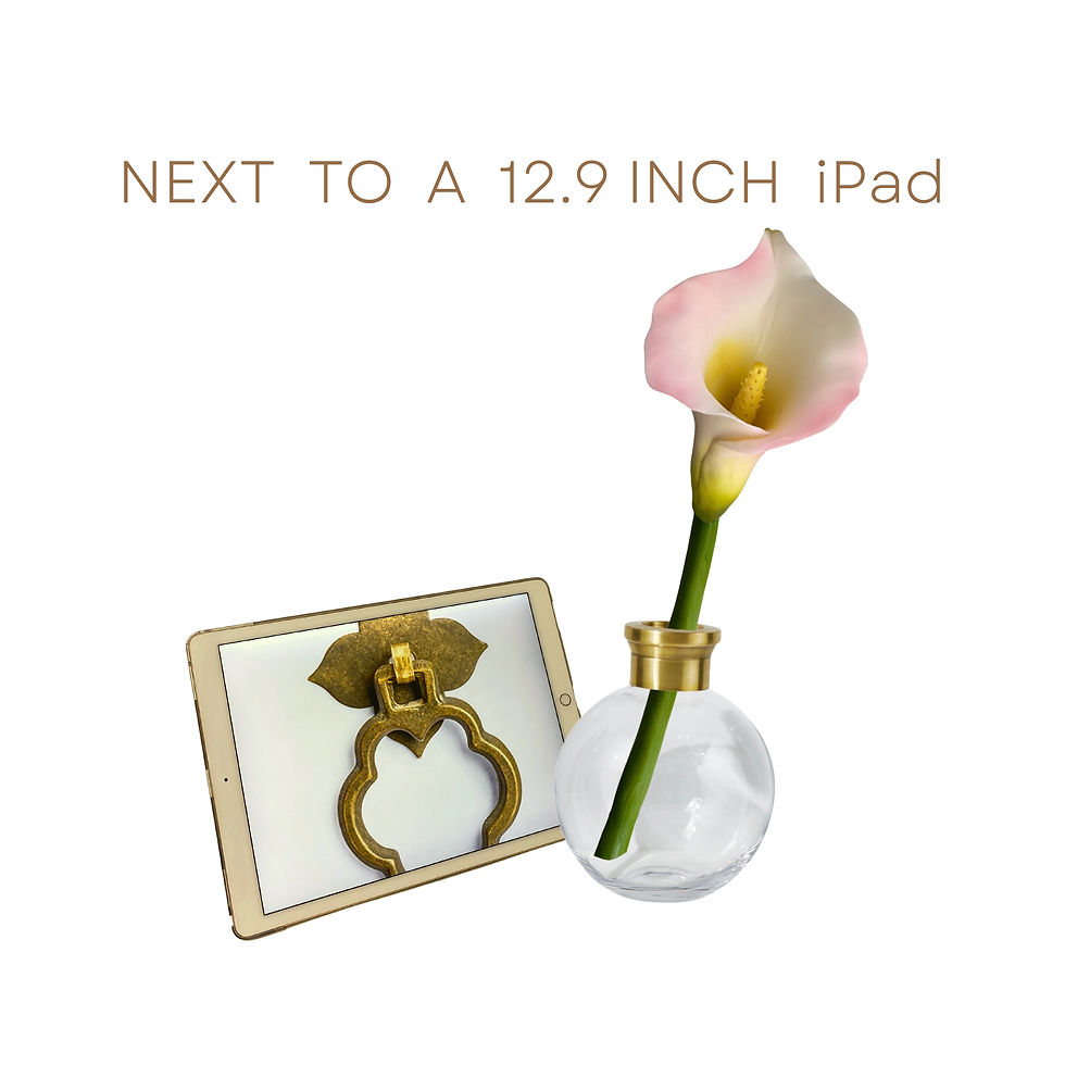 Thumbnail: CALLA IN A GLASS GOLD RIM