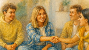 קבוצה טיפולית לבוגרים צעירים בתרגול מיומנויות חברתיות במרכז חברותא