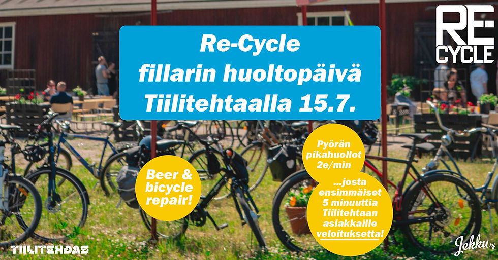 Fillarin huoltopäivä Tiilitehtaalla!