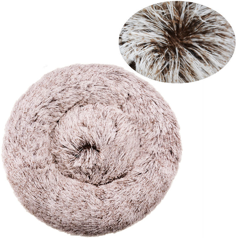 Thumbnail: 40-90cm 6 Sizes Round Pet Bed for Large Dog Bed Super Soft Cat Bed Plush Dog Hou