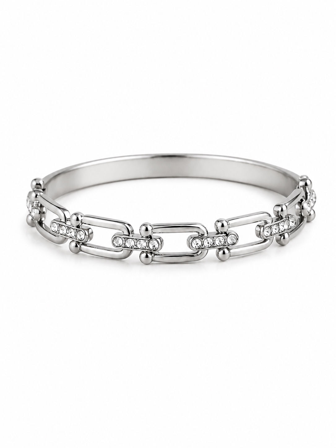 Bracelete Elos em Aço Inox 316L