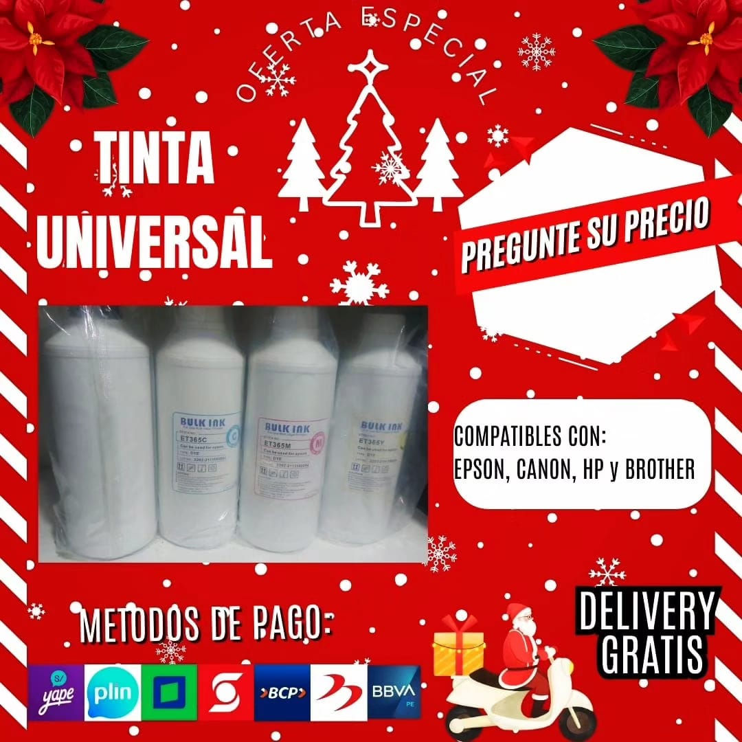 Tintas de Litro Universales