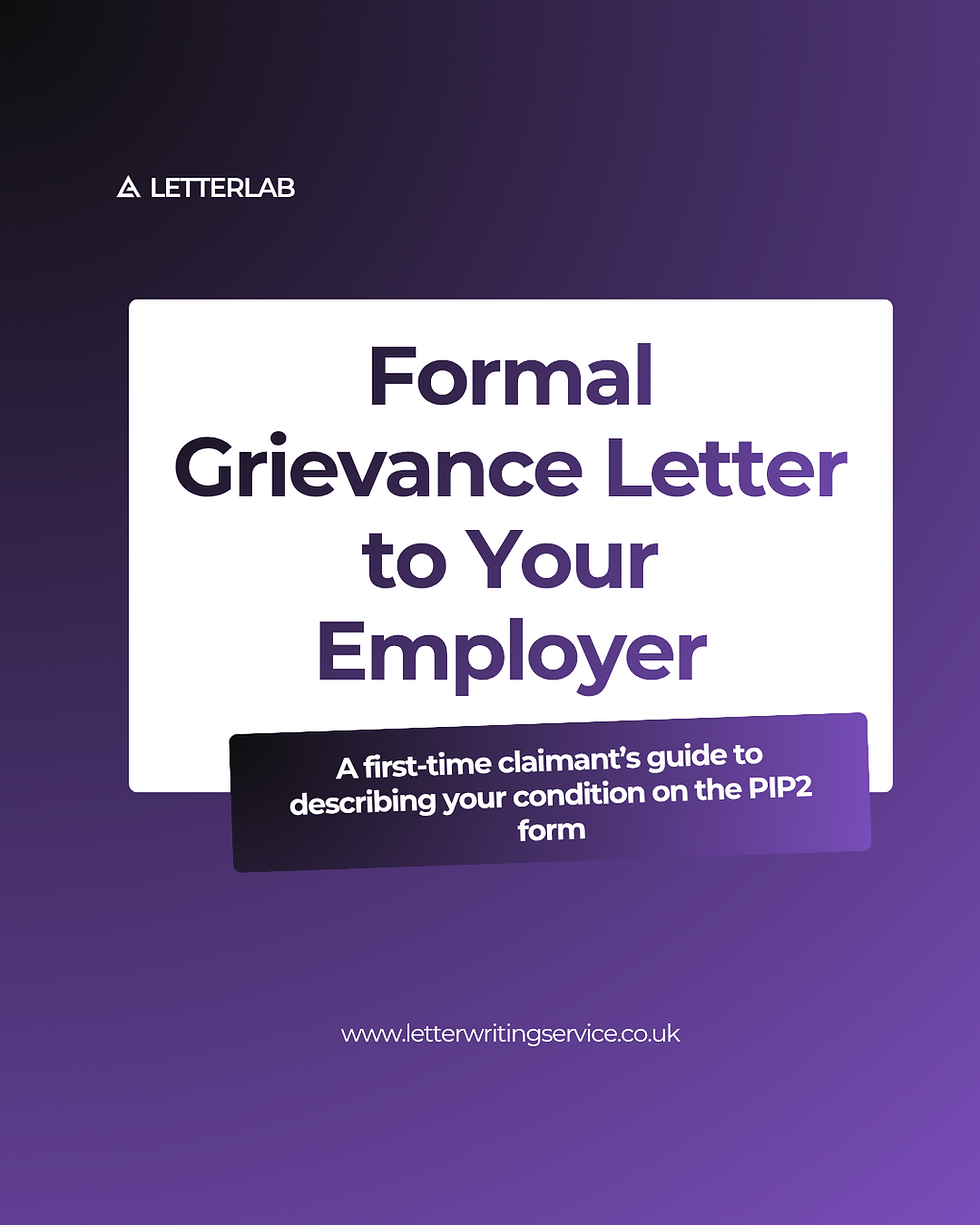 How to Write a Formal Grievance Letter to Your Employer UK: A Step-by-Step Guide