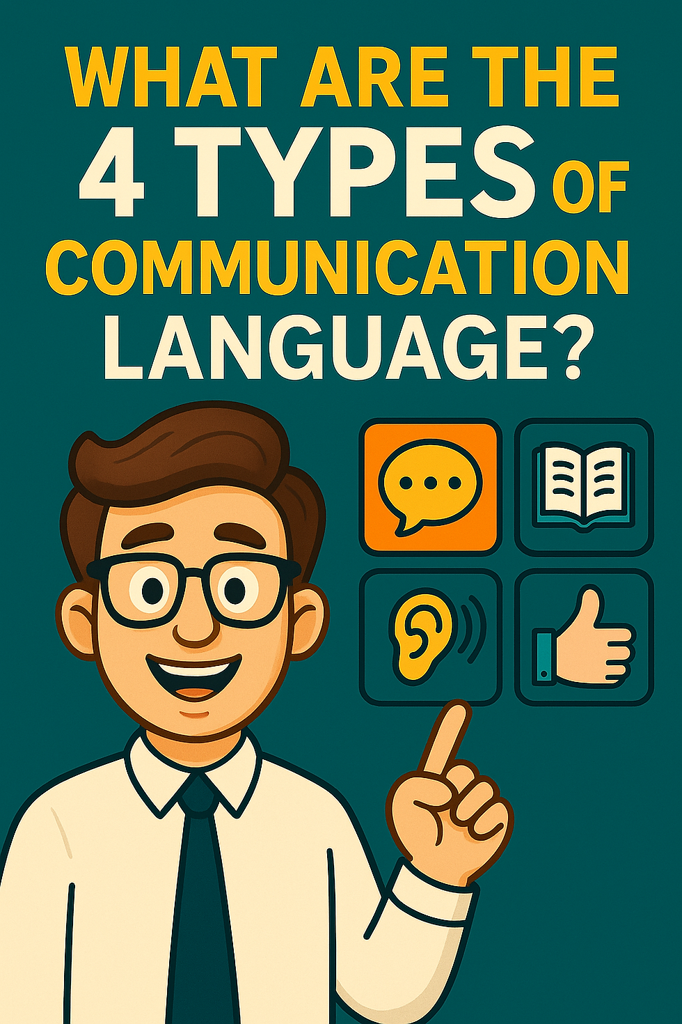 LetterLab mascot points at different language types