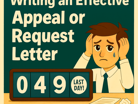 Writing an Effective Appeal or Request Letter