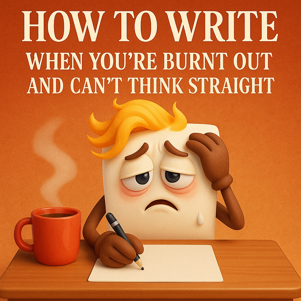 How to Write When You’re Burnt Out and Can’t Think Straight