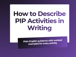How to Describe PIP Activities in Writing: A Plain English Guide With Examples