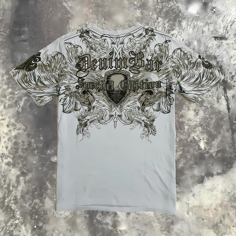 Miniatura: Camiseta Estilo Gótico  – Visual Sombrio