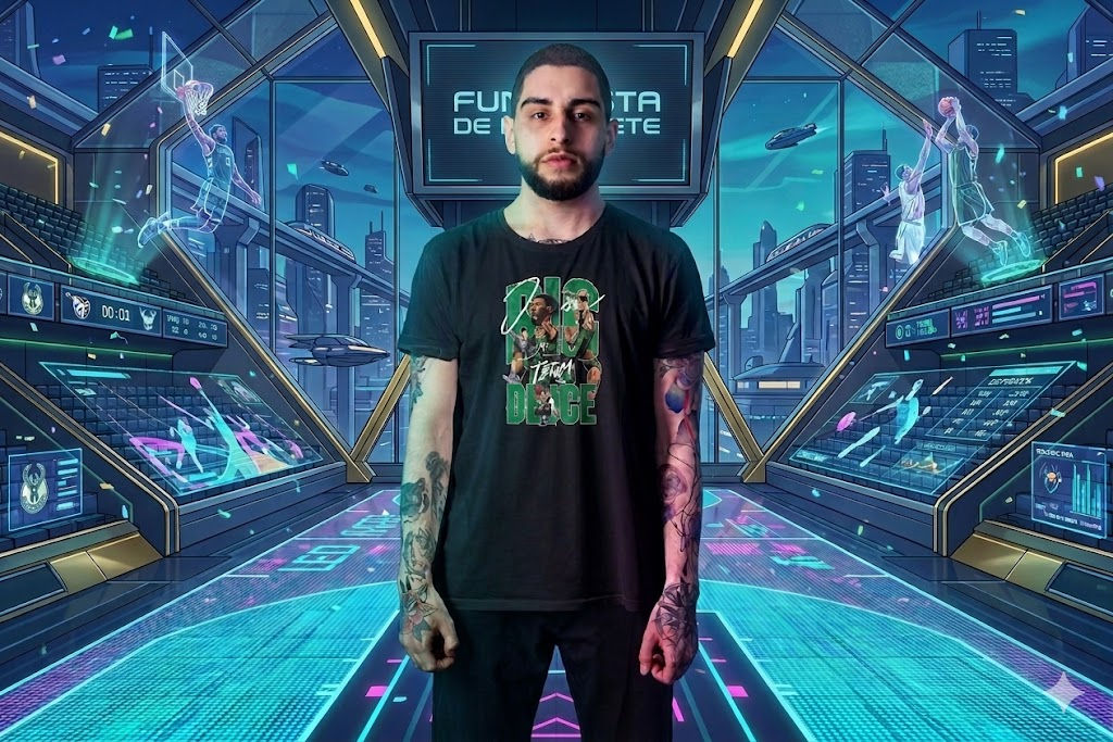 Camiseta Ícone Basquete – Streetwear NBA Inspired 🏀
