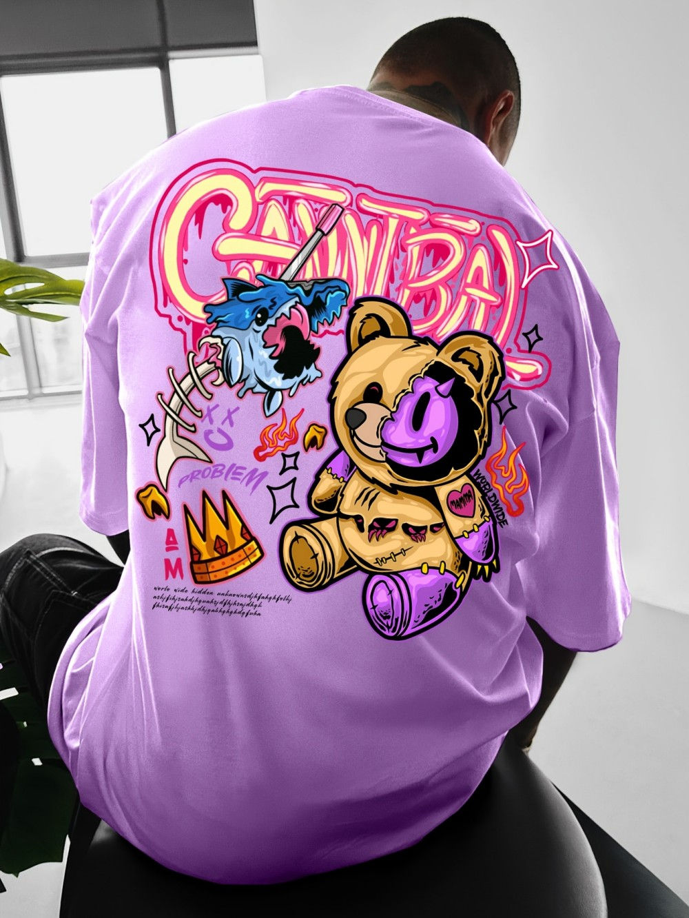 Camiseta Estampa Urso Diabinho - Tendência !