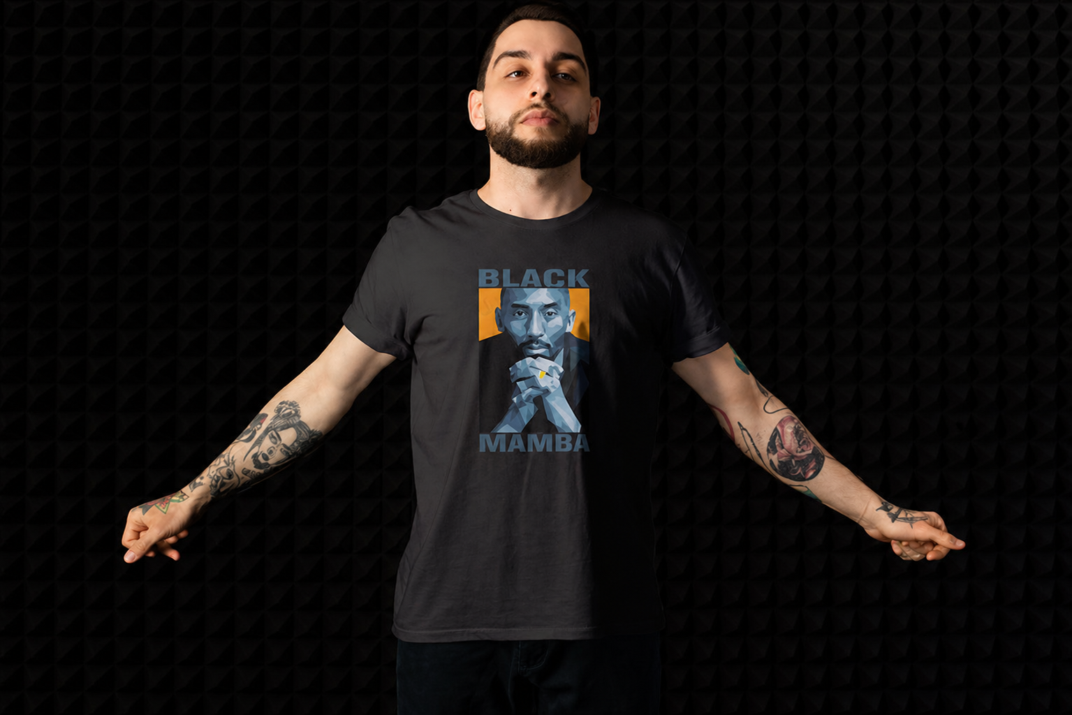 Camiseta Mamba Negra, Basketball – NBA Streetwear 🏀