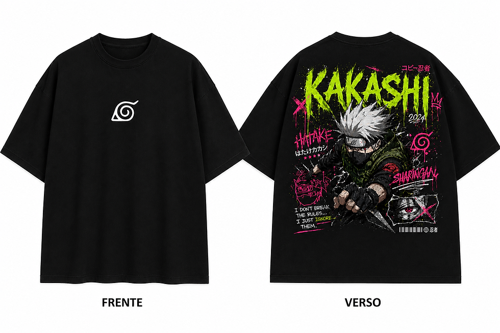 Miniatura: Oversized Naruto - KAKASHI- Exclusive Print !