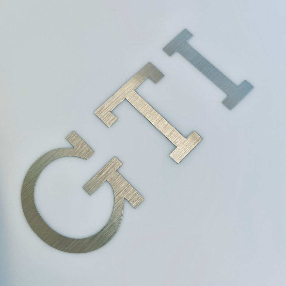 Mk1 Golf GTI grill badge overlay