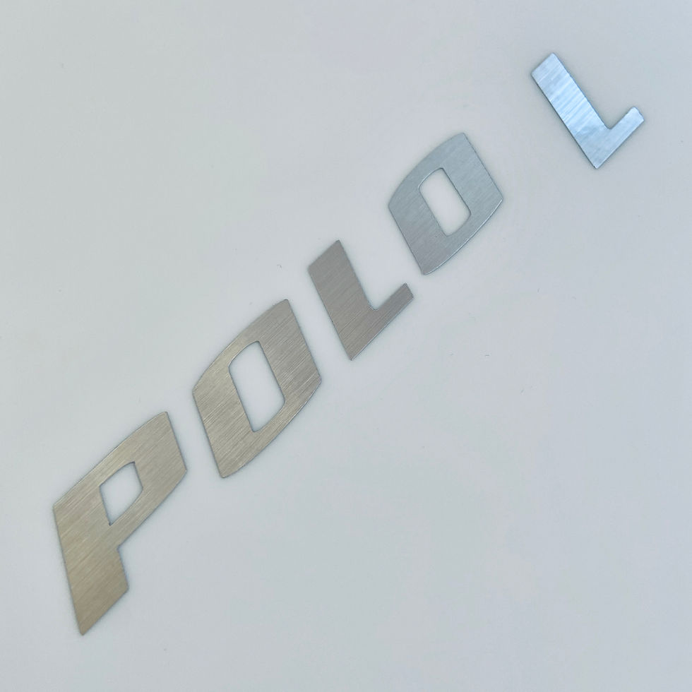 MK1 Polo L rear badge overlay