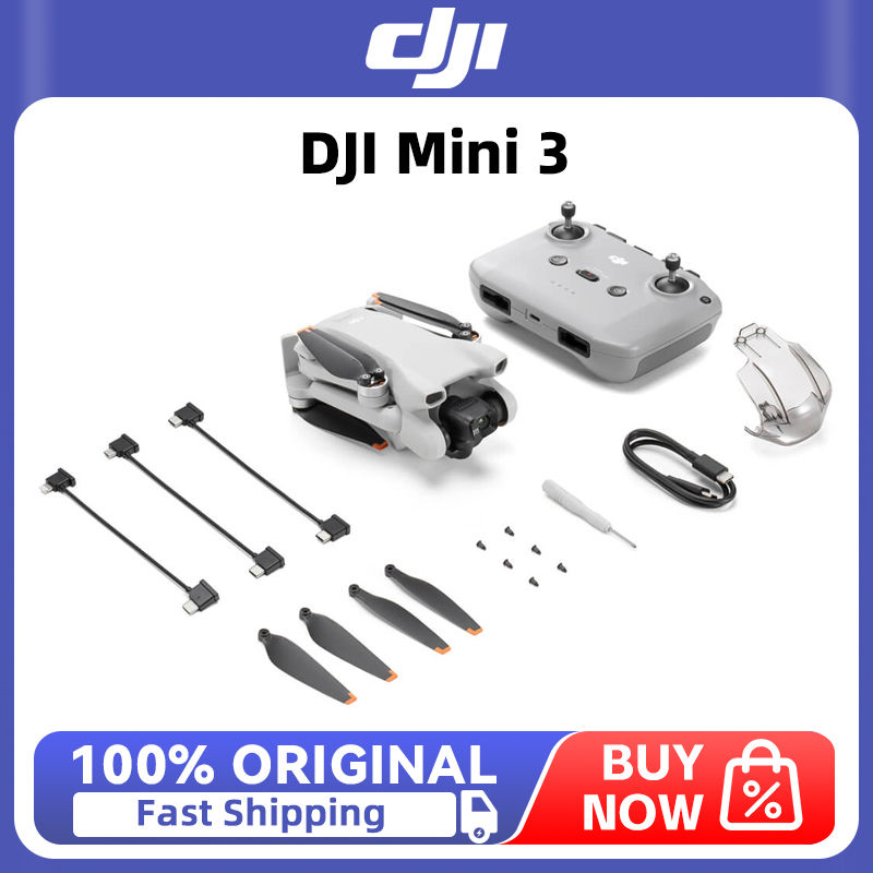 DJI Mini 3 Drone Beginner-Friendly Under 249 g Extended Battery Life 4K HDR Vide
