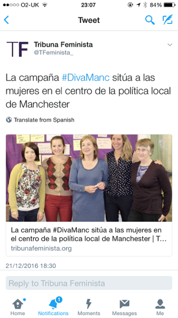 Word of DivaManc is spreading