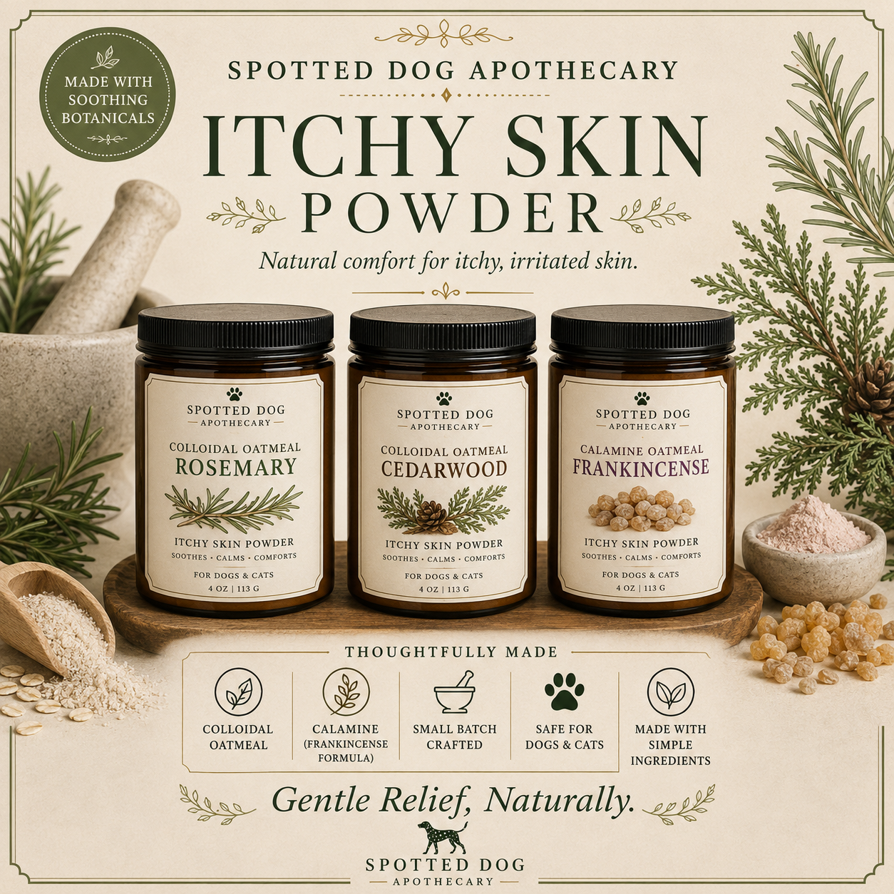 Itchy Skin Powder