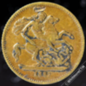 Toy Coin Lauer Victoria Jubilee Sovereign 13mm - Brass, Rogers 507